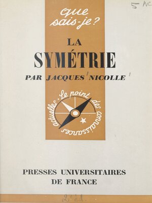 cover image of La symétrie